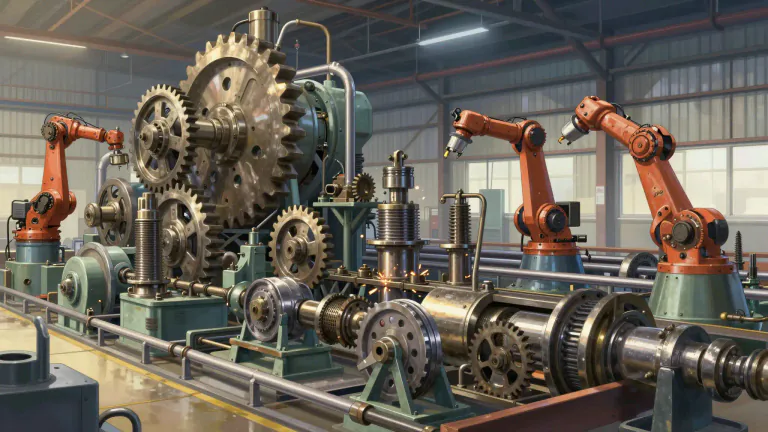 Visual representation of "machinery" - Types of machines or their parts collectively