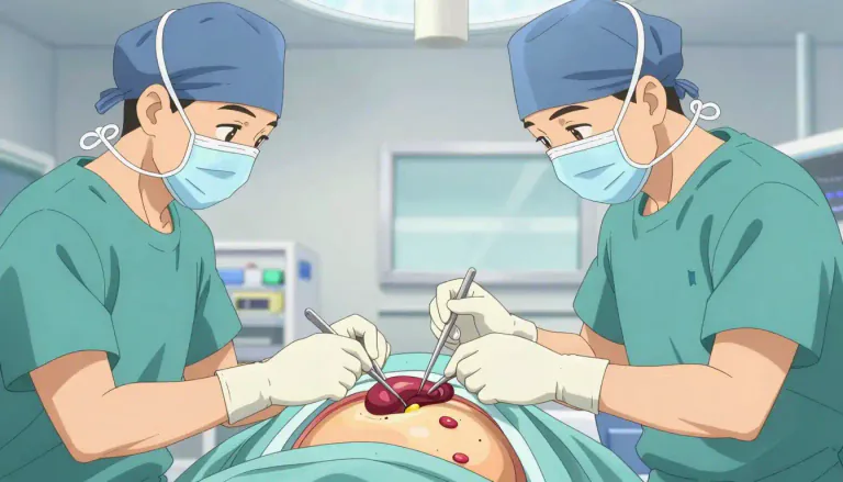 Visual representation of "pancreatectomy" - A surgical procedure for the removal of the pancreas or a part of it.