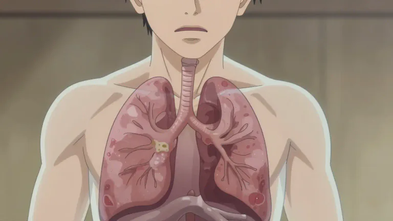 Visual representation of "bronchiectasis" - A medical condition where there is an abnormal dilation of the bronchi, which can lead to chronic infections and breathing problems.
