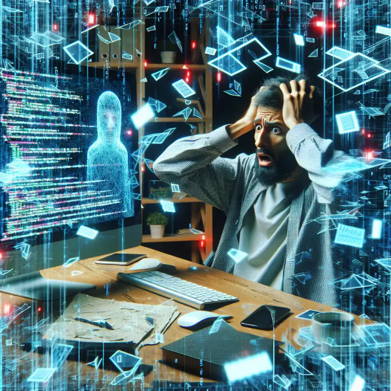 Visual representation of "anomaly" - In computing, an error or fault in a system or machine