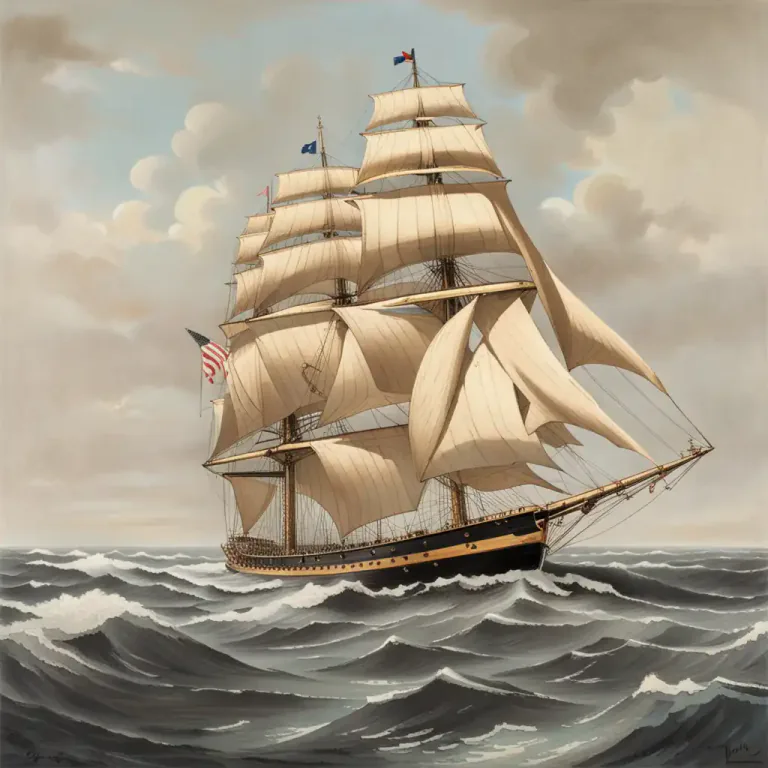 Visual representation of "pennant" - In the Navy, a pennant is a long, narrow flag flown from the mast of a ship to indicate the presence of an officer aboard.