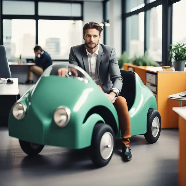 Visual representation of "toy" - Designed or made to look like a toy