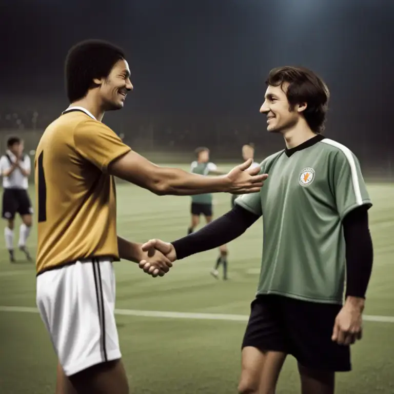Visual representation of "sportsman" - A man who behaves in a fair and good way especially when playing a sport.