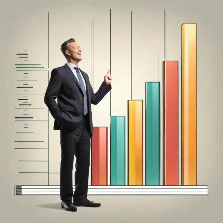Visual representation of "profit" - In accounting, the positive gain from an investment or business operation after subtracting all expenses.
