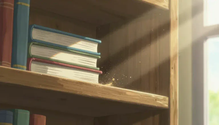 Visual representation of "dust" - Tiny dry particles in the air or on surfaces