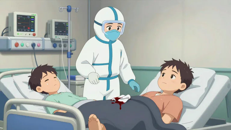Visual representation of "ebola" - Ebola is a severe and often fatal disease caused by the Ebola virus, characterized by fever, vomiting, and bleeding.