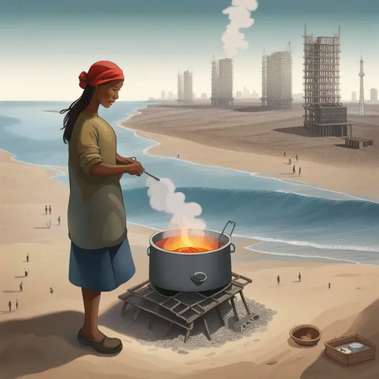 Visual representation of "boil the ocean" - To waste an enormous amount of time and effort on a task that is impossible or unnecessarily complex and grandiose