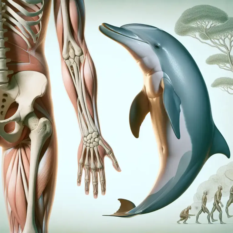 Visual representation of "homologous" - Describing things that have a similar position or structure because they are from the same ancestor.