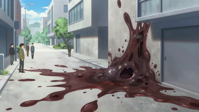 Visual representation of "ulcer" - A source of corruption or evil