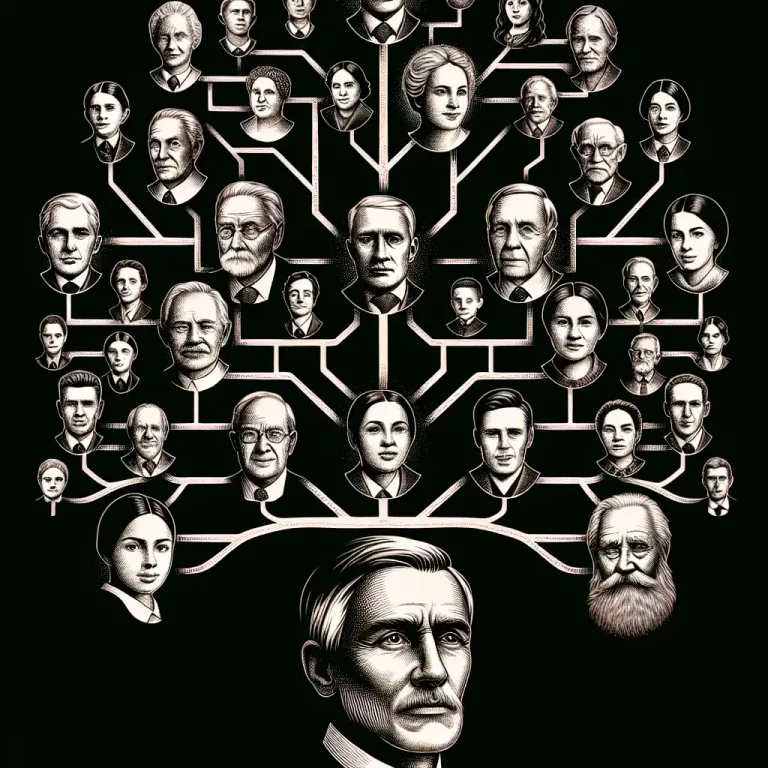 Visual representation of "paternal" - Belonging to the side of someone's family that comes from their father