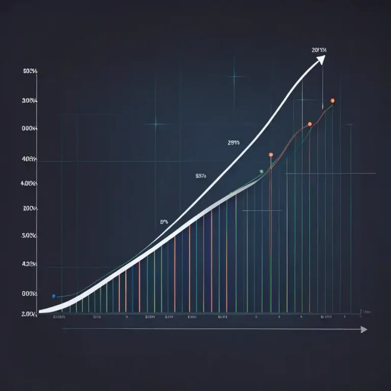 Visual representation of "curve" - In mathematics, a line representing data or some type of process, where the data points do not form a straight line.