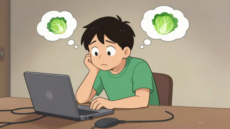 Visual representation of "cabbage" - The quality of being stupid and mentally slow.