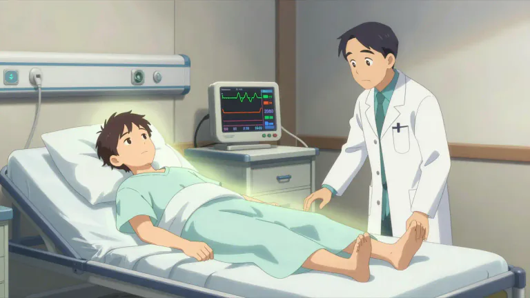 Visual representation of "reversal" - In medicine, it means a change to a previous state or condition, especially a return to health.