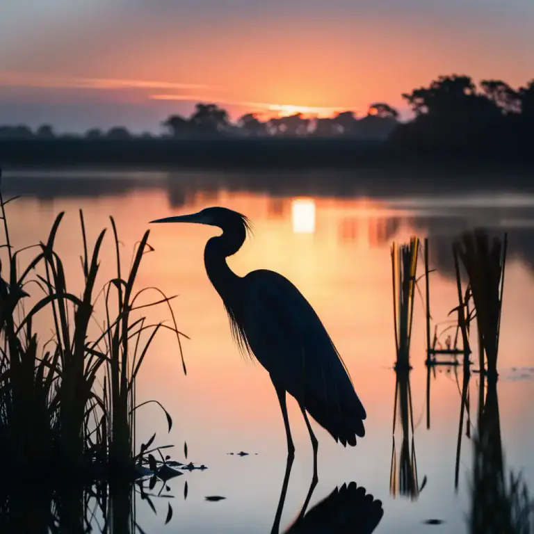 Visual representation of "heron" - A tall, slender necked, web-footed, long-winged coastal bird.