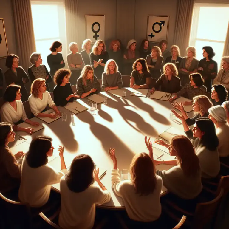 Visual representation of "caucus" - A group of individuals with shared concerns within a political party or larger organization.