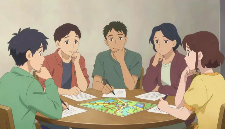 Visual representation of "committee" - A group of people chosen to make decisions or give advice on a specific subject
