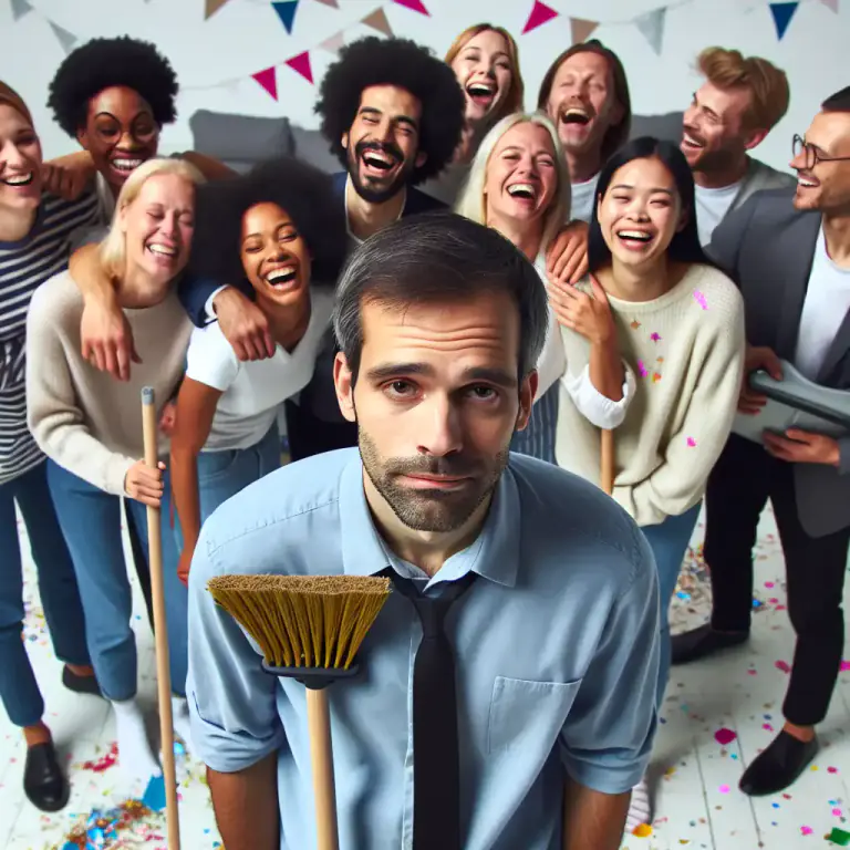 Visual representation of "take one for the team" - Do something unpleasant or difficult that benefits the group you belong to