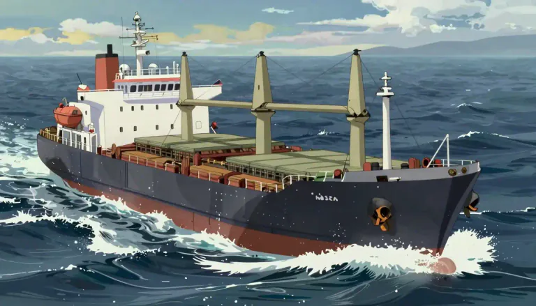Visual representation of "seagoing" - Suitable or designed for travel or activity at sea.