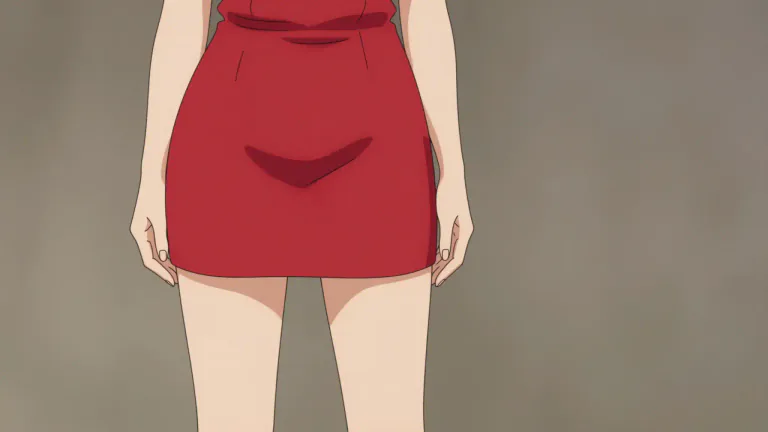Visual representation of "miniskirt" - A very short skirt that barely covers a woman's thighs.