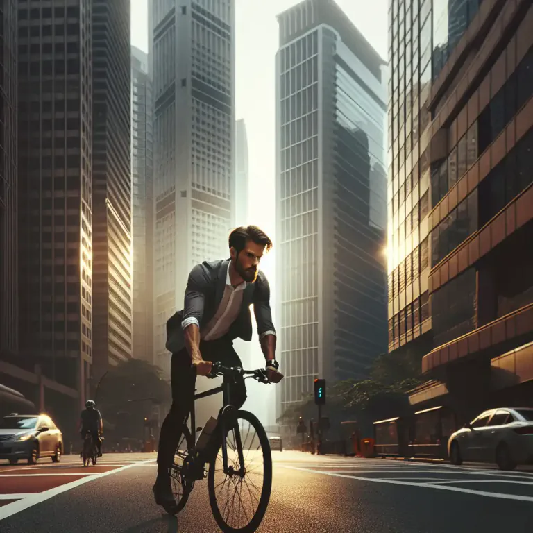 Visual representation of "bicycle" - To ride on a bicycle.