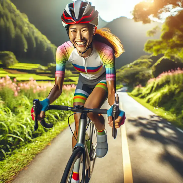 Visual representation of "cyclist" - A person who is interested in cycling as a hobby or sport