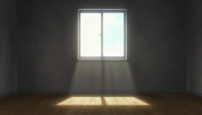 Visual representation of "ray" - A thin line of light from a bright object