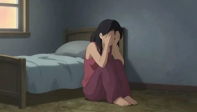 Visual representation of "despondency" - A state of being extremely sad and without hope
