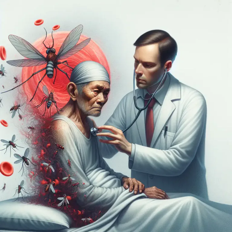Visual representation of "malarial" - Caused by the parasites that cause malaria.