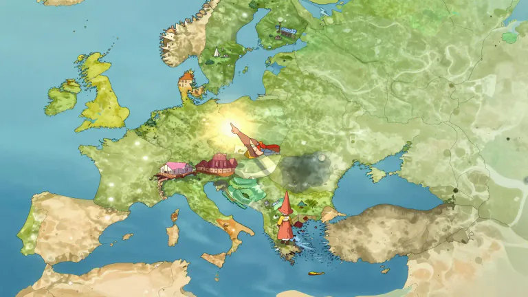 Visual representation of "regional" - Related to a particular area or part of the world, or a particular part of a country, city, etc.