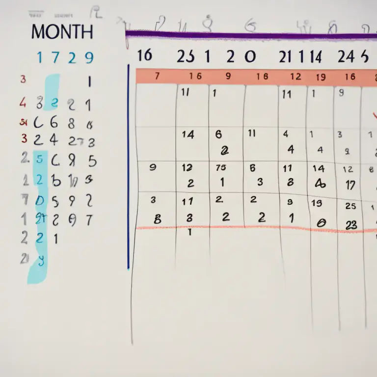 Visual representation of "fifteenth" - The fifteenth day of the month.