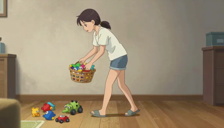 Visual representation of "gather" - To collect things, often while moving around