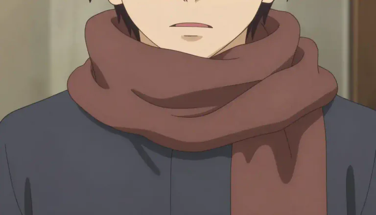 Visual representation of "scarf" - A piece of fabric worn around the neck or head for warmth or style