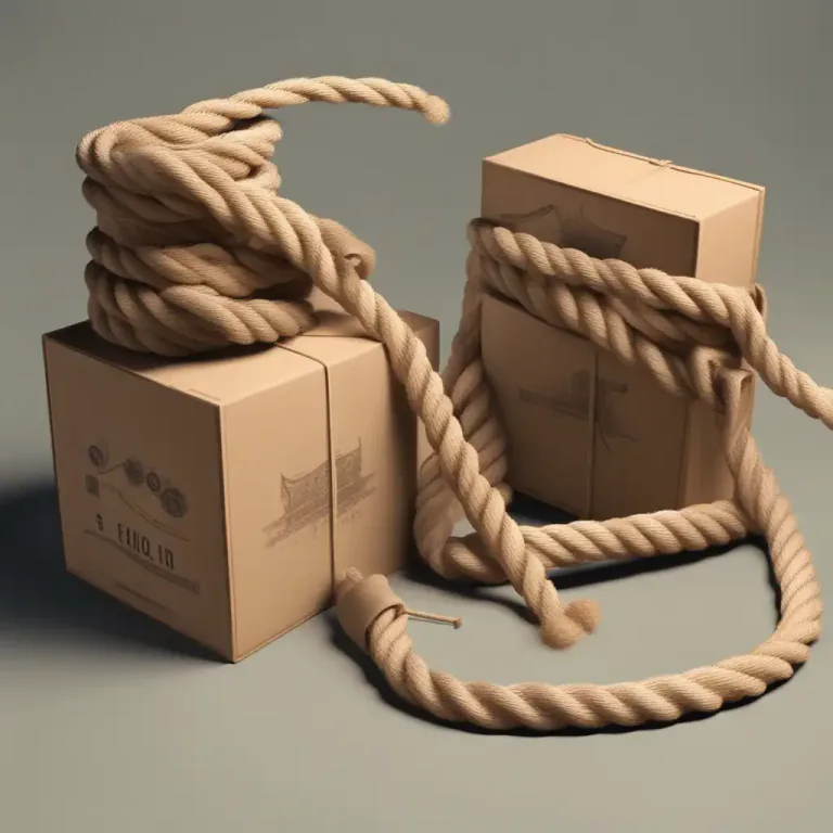 Visual representation of "rope" - To bind, fasten, or tie something with a rope