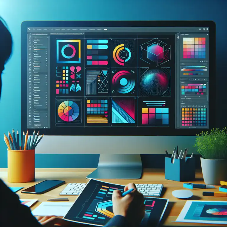 Visual representation of "compositor" - A computer program used for composing the display of a computer graphic.
