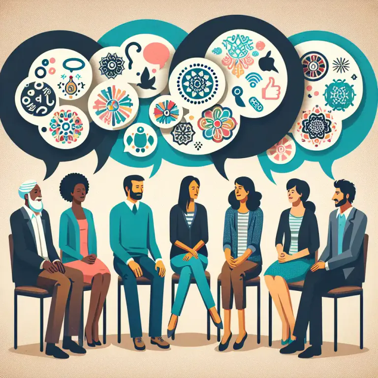 Visual representation of "communicative" - Relating to the use of communication to express thoughts, ideas, or feelings.