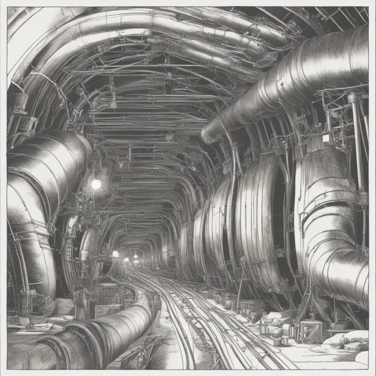 Visual representation of "in the pipeline" - Something that is being prepared or planned for the future