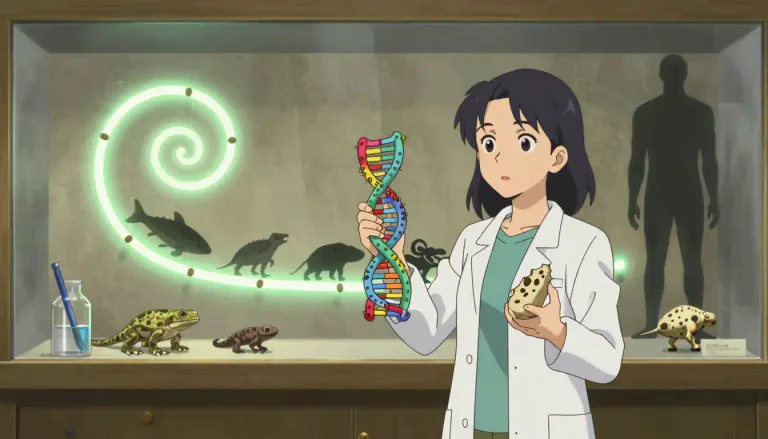 Visual representation of "evolutionist" - A person who believes in or supports the principle of evolution.