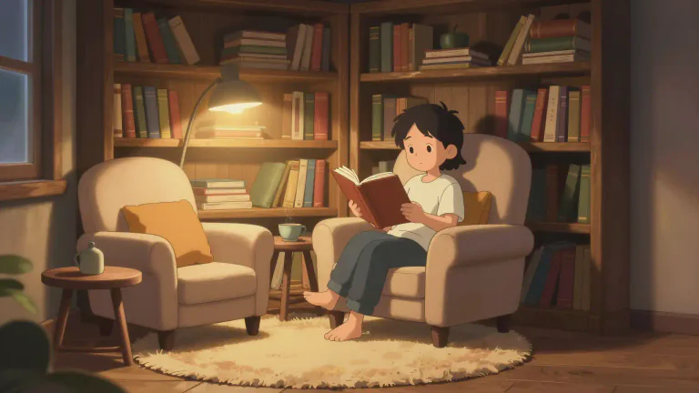 Visual representation of "den" - A comfortable, usually secret, room in a home