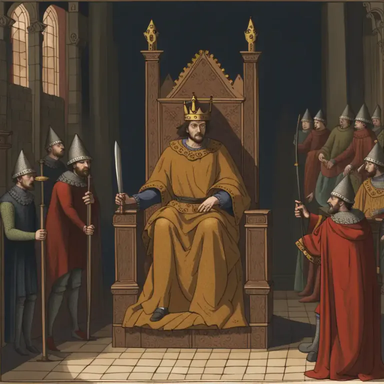 Visual representation of "visit upon" - To inflict or impose something, especially punishment or suffering, on someone