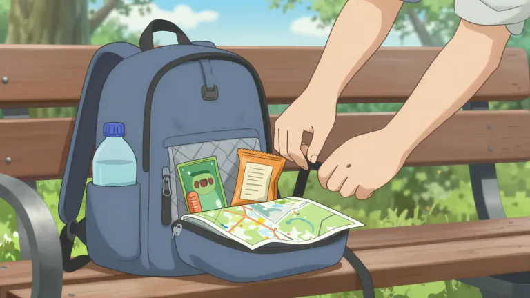 Visual representation of "daypack" - A small backpack used for carrying essentials during short trips or daily activities.
