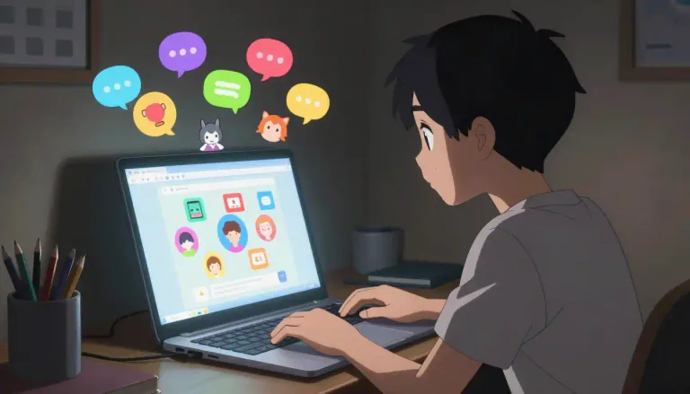 Visual representation of "lurker" - Someone who watches and reads what is happening in an online place but does not participate