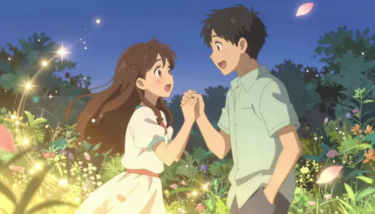 Visual representation of "romance" - A feeling of excitement connected with love