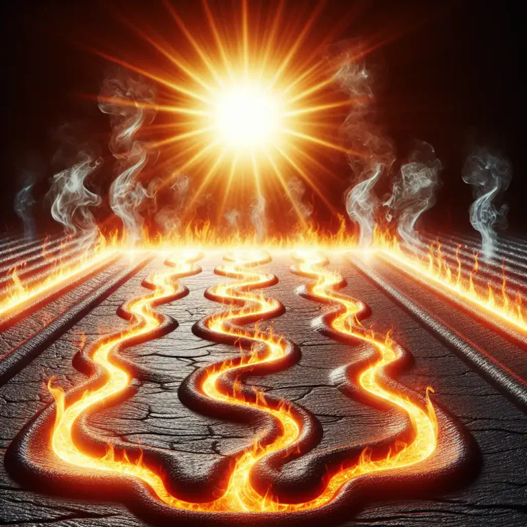Visual representation of "absorption" - In physics, the transformation of radiant energy into another form of energy, often heat, by a material