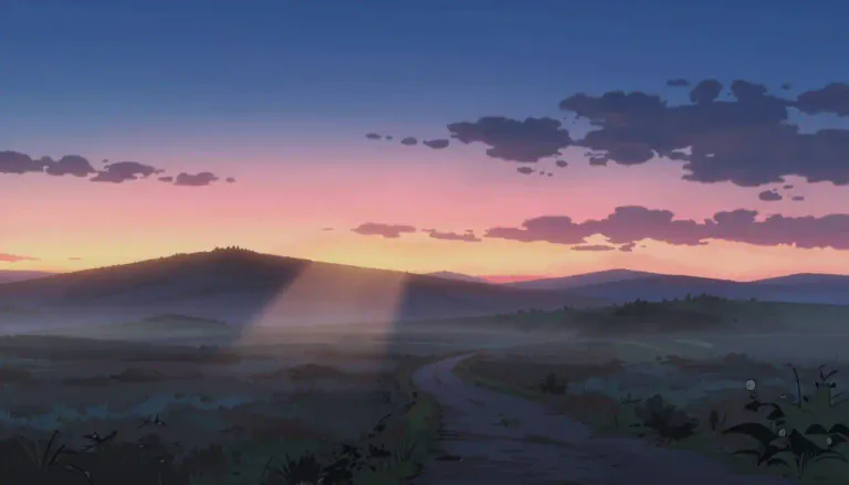 Visual representation of "daybreak" - The time in the morning when light first appears