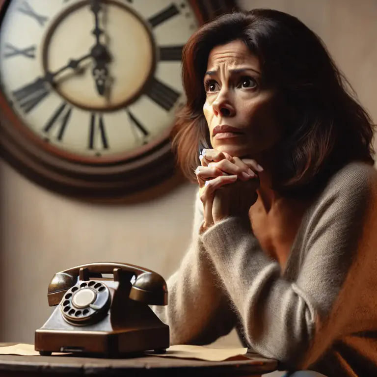 Visual representation of "concern" - To make someone anxious or upset.