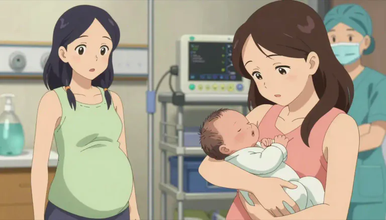 Visual representation of "perinatal" - Referring to the period extending from the 20th week of pregnancy to 28 days after birth.