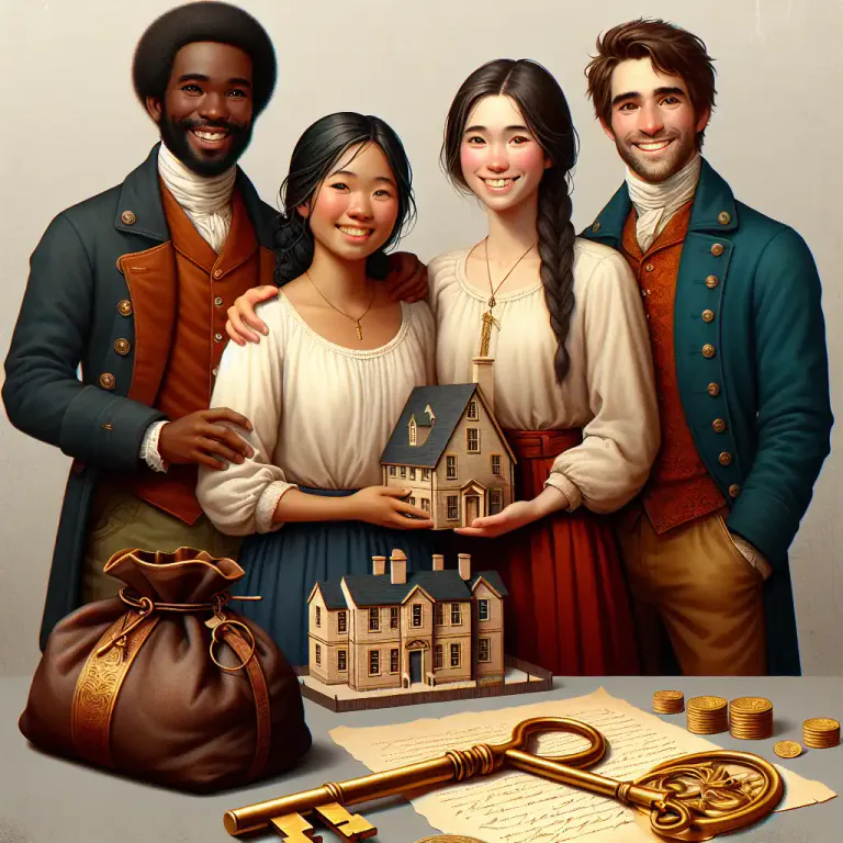 Visual representation of "estate" - All the money and property owned by a person, especially at death