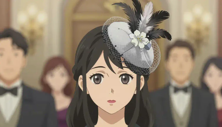 Visual representation of "fascinator" - A small, decorative hat or headpiece, typically worn at formal events.