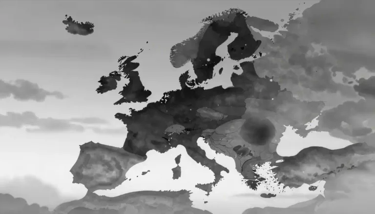 Visual representation of "grey" - Of a color that is a combination of black and white