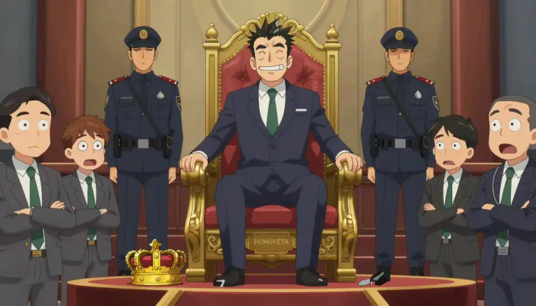 Visual representation of "usurper" - Someone who takes a position of power illegally or by force.